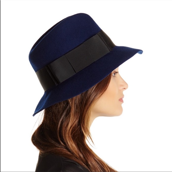 kate spade Accessories - Kate Spade Grosgrain Fedora Hat